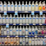 Selection of Absolut Vodka Bottles