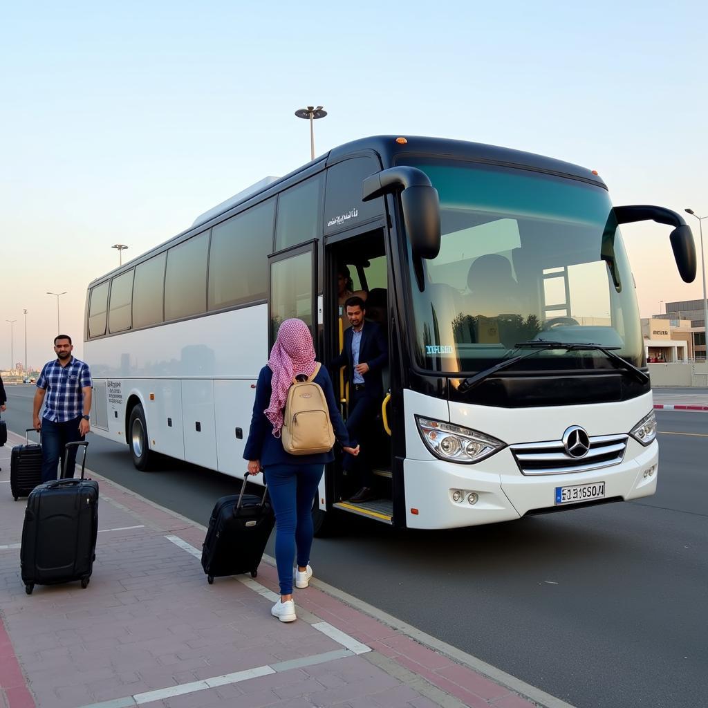 Abu Dhabi Airport to Dubai Bus Station by Bus