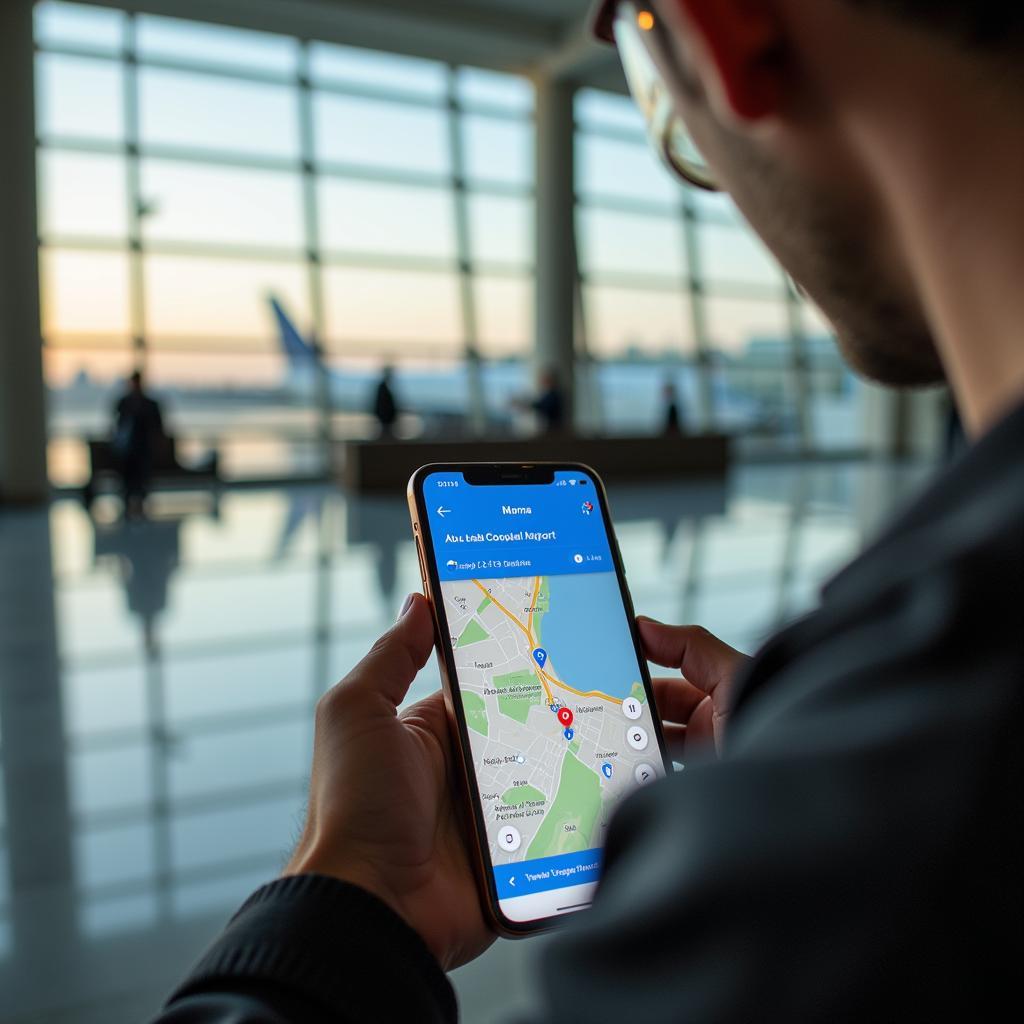 Navigating Abu Dhabi Airport with Google Maps