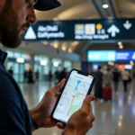 Abu Dhabi Airport Terminal Maps and Signage