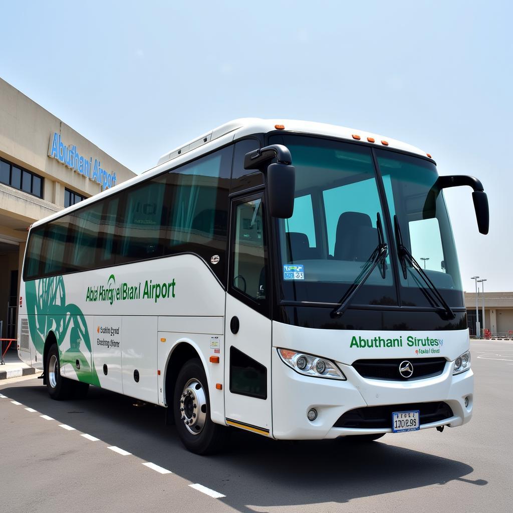 Airport Shuttle Bus at Abudhani Airport