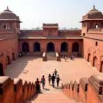 Agra Fort during a 2-day Taj Mahal tour from Delhi Airport