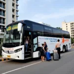 Airport Bus Departing from HSR Layout