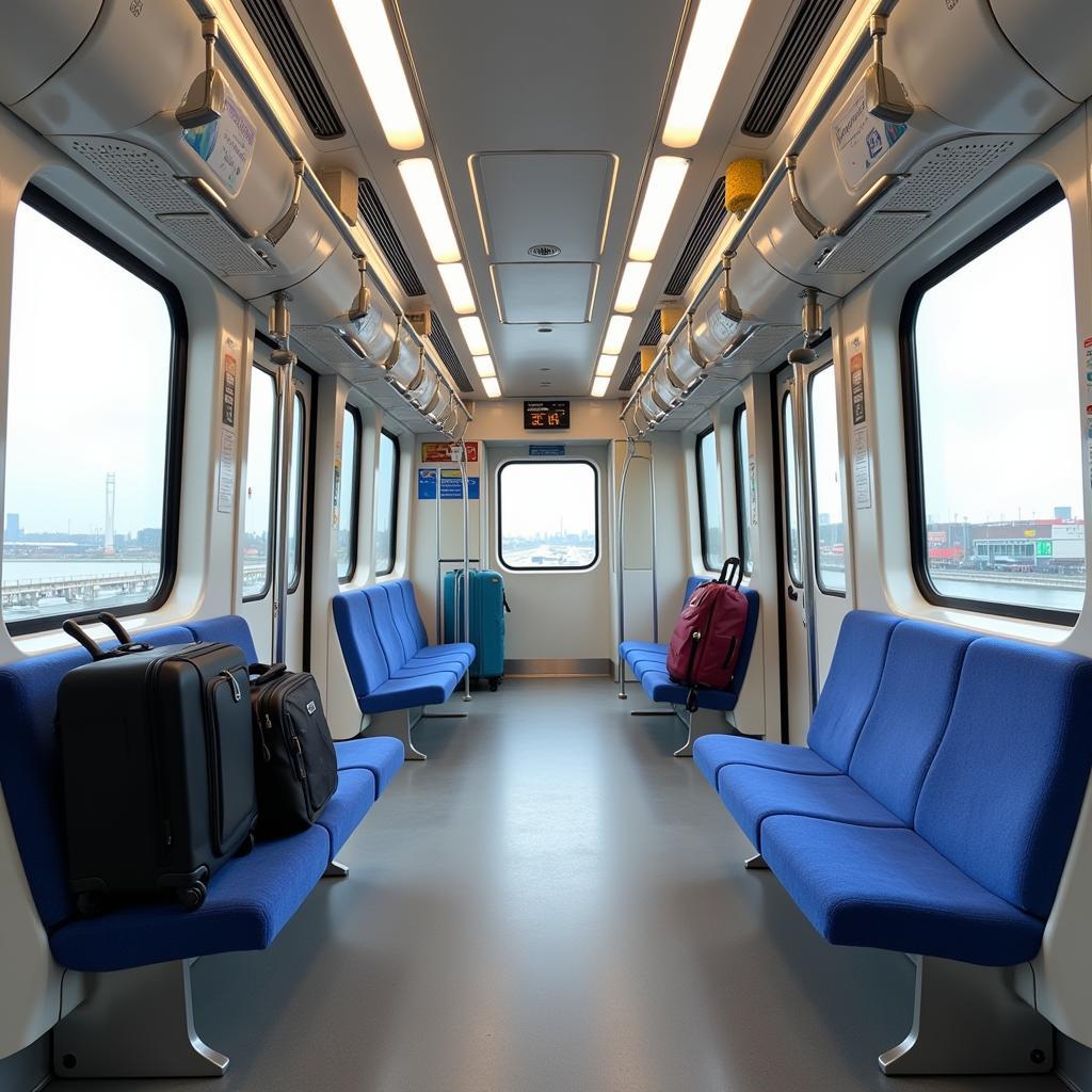 Airport Express Metro Train Interior