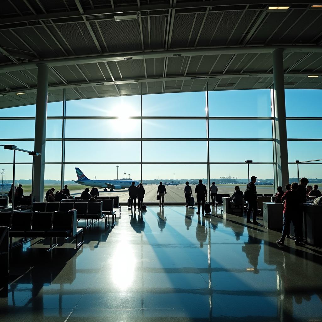 Airport near Mathura, India