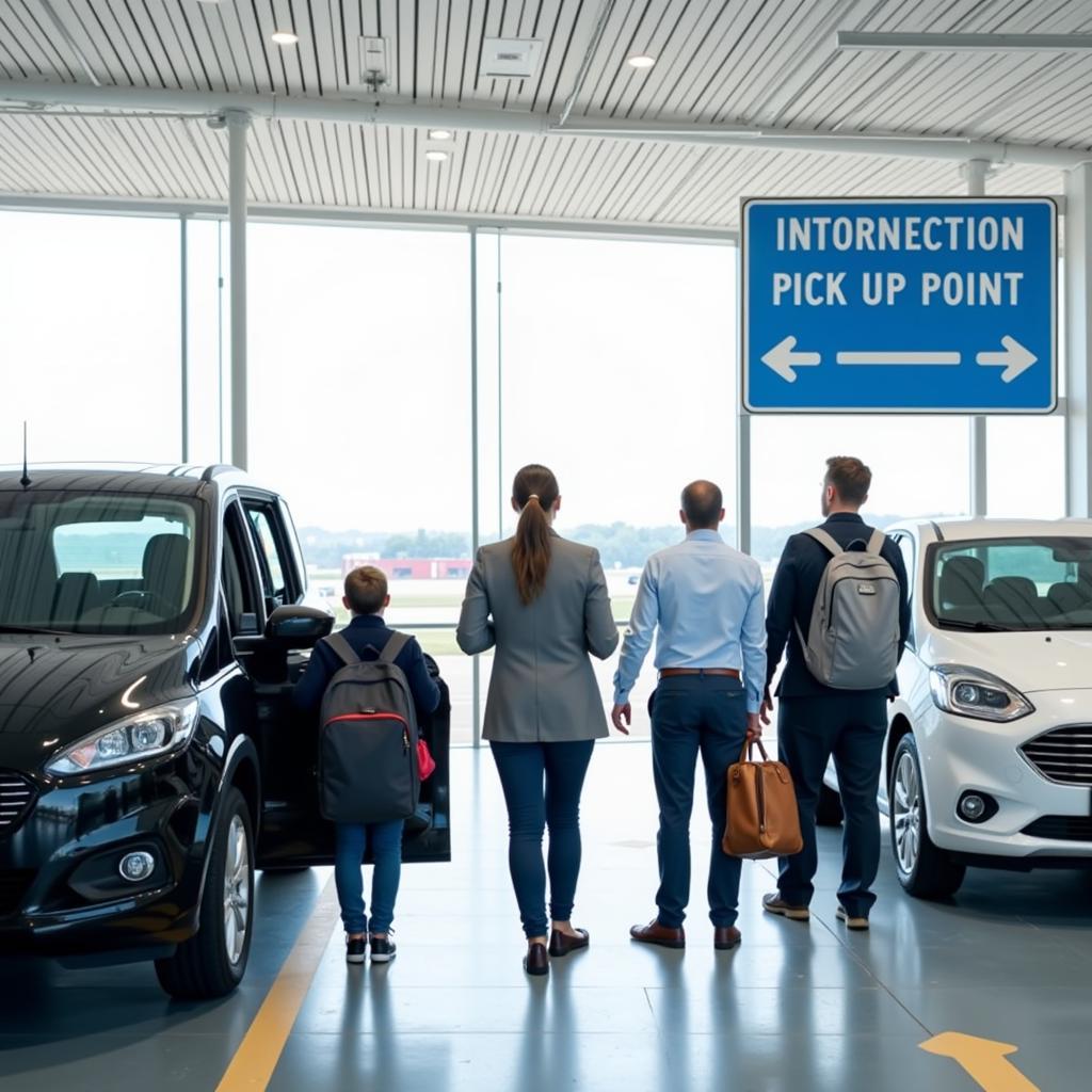 Airport Pick Up Point Meeting