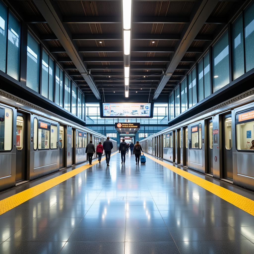 Airport Road Metro Station Overview