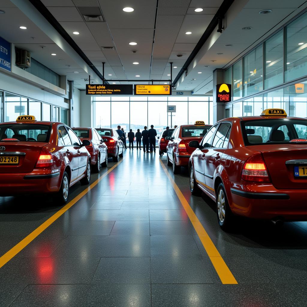 Airport Taxi Stand