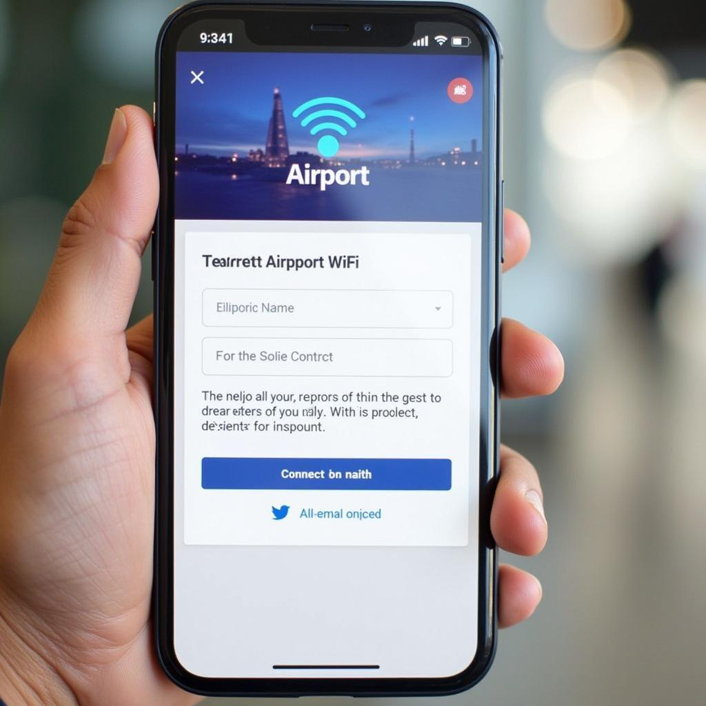 Airport Wifi Login Screen