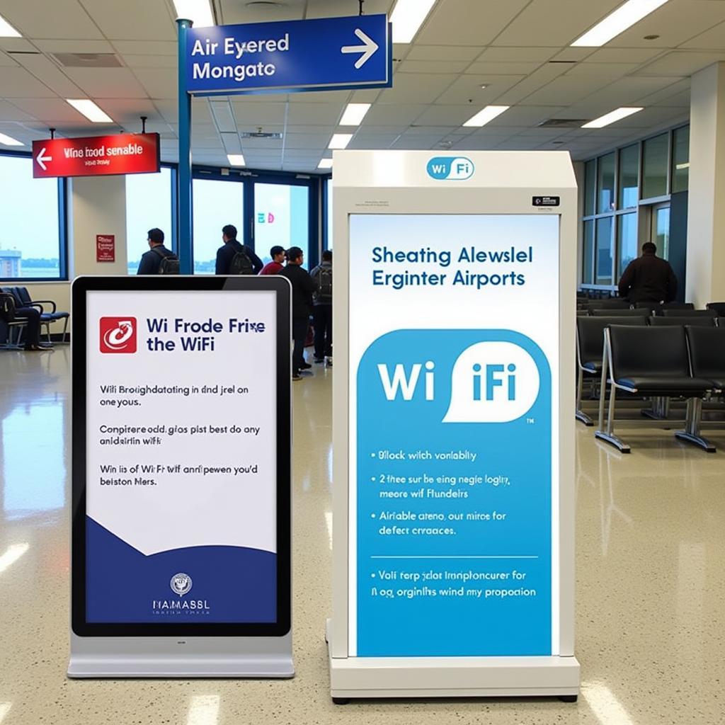 Airport Wifi Signs