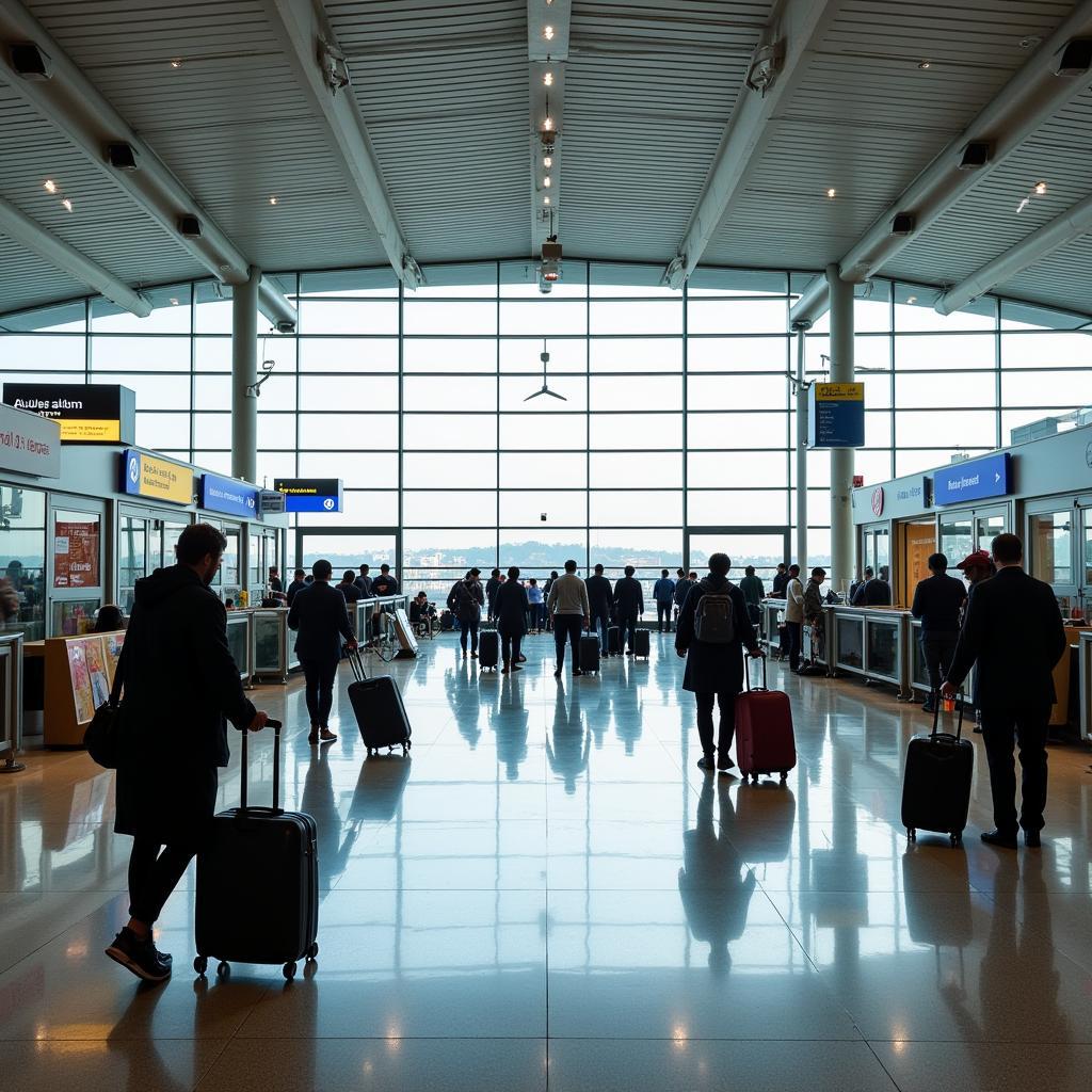 Amritsar Airport Arrivals Hall