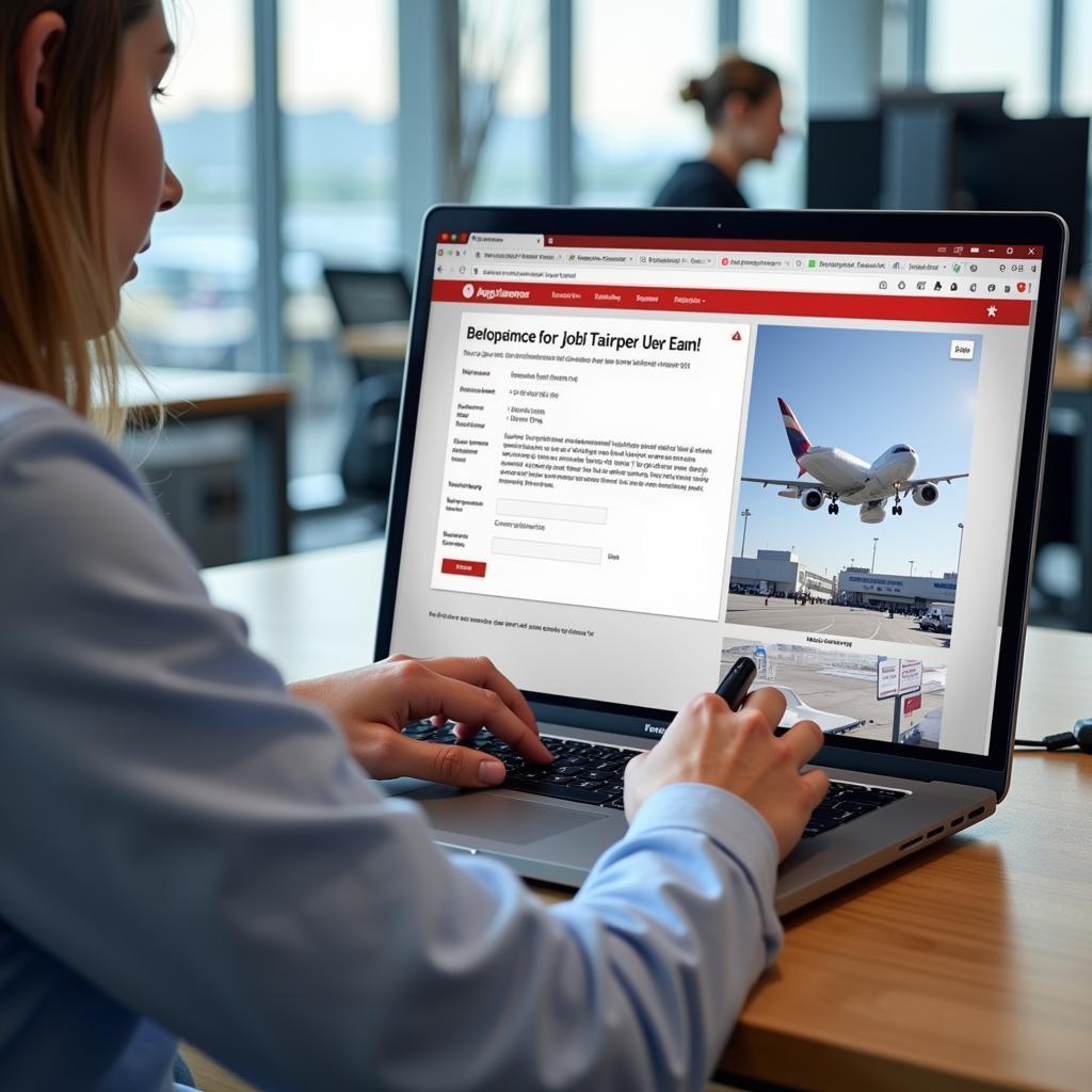 Applying for Airport Jobs Online