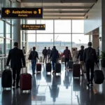 International Arrivals at a Busy Australian Airport