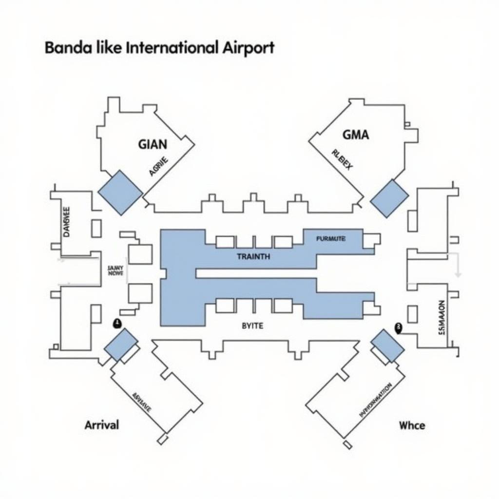 Bandaranaike International Airport terminal map