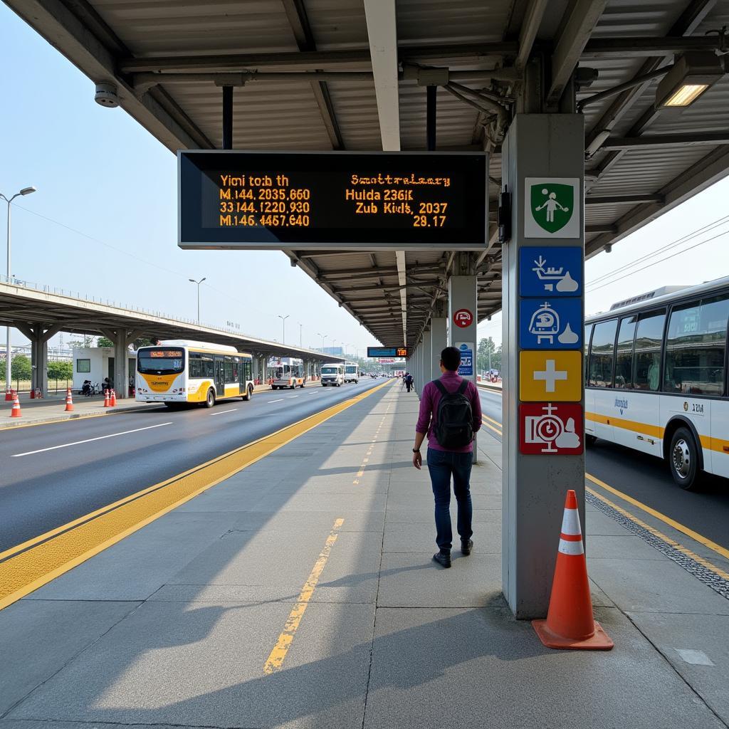 Bangalore Airport Bus Stop