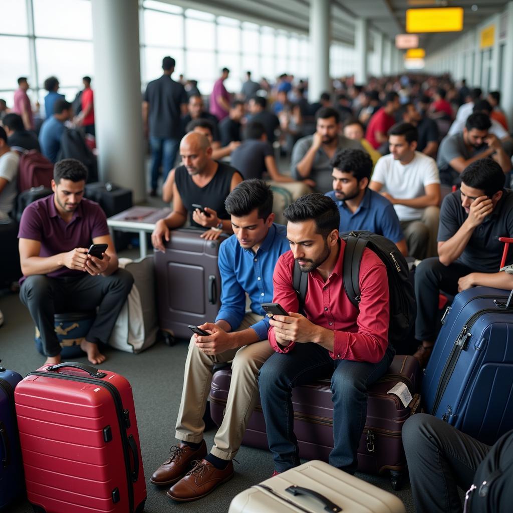 Passengers Stranded Due to Bangalore Airport Flooding