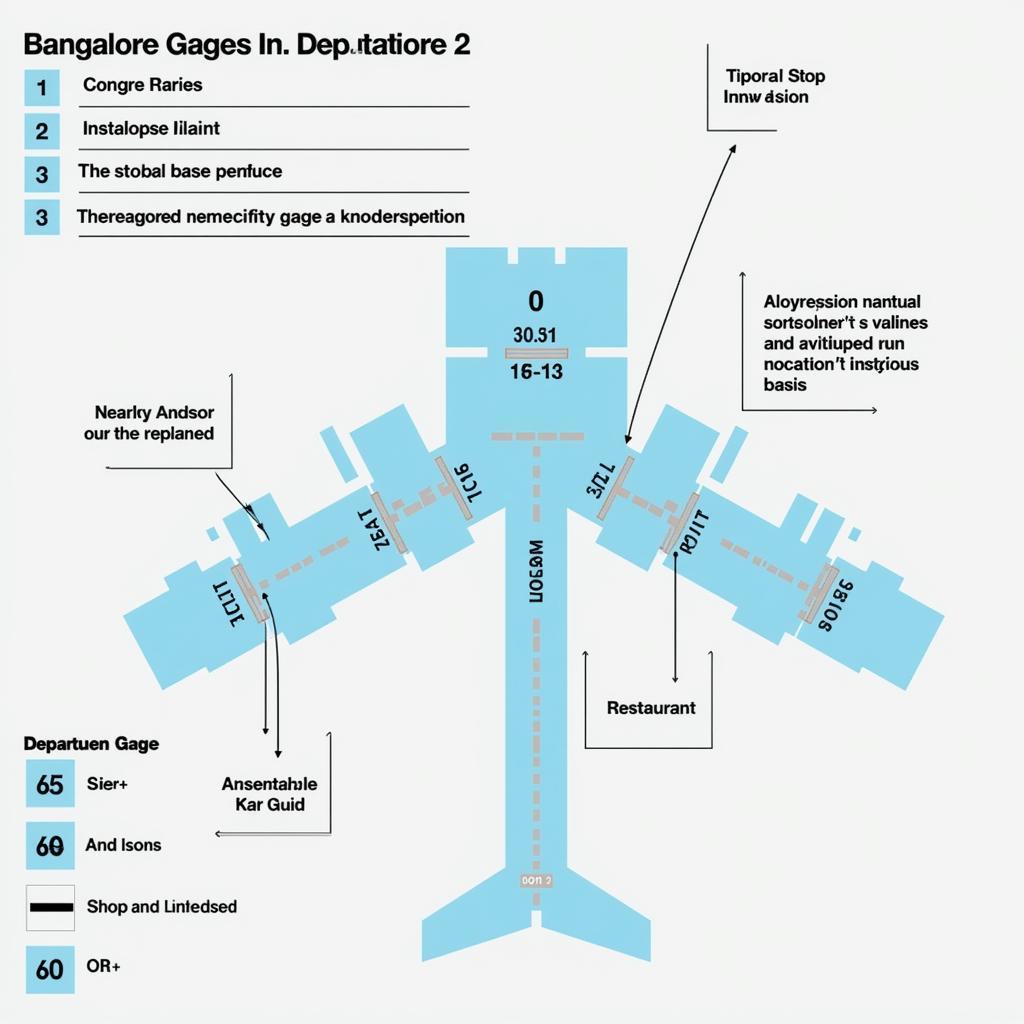 Bangalore Airport Terminal 2 Departure Gates Map