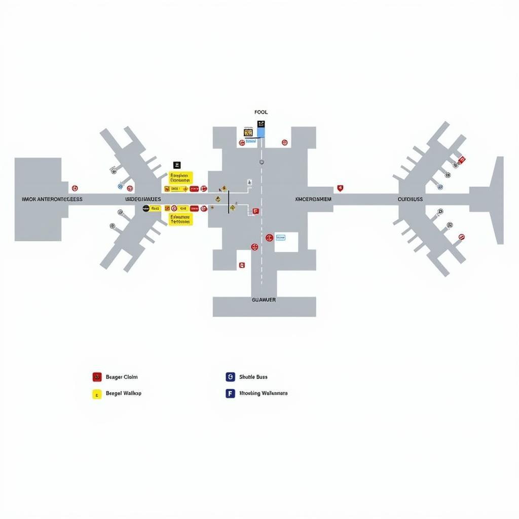 Bangalore Airport Terminal 2 Overview Map