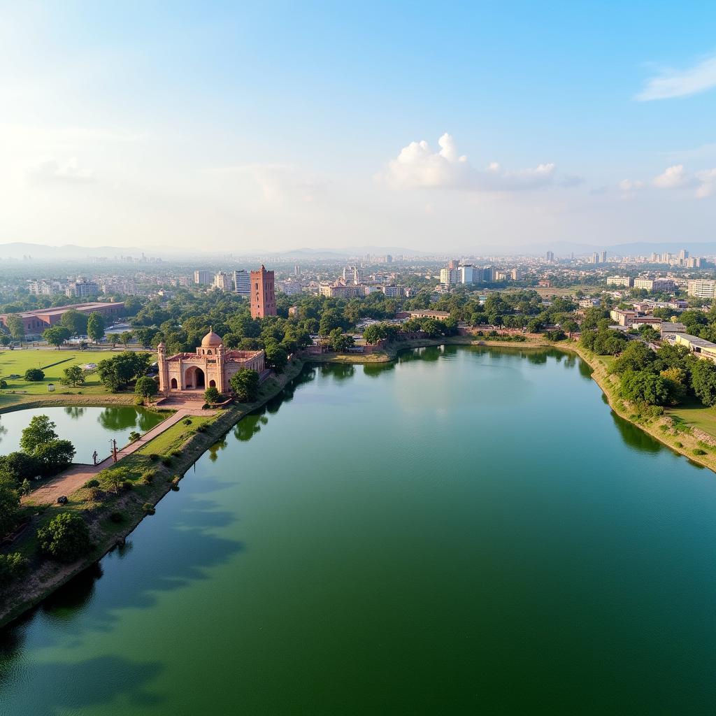 Bhopal Cityscape from Above