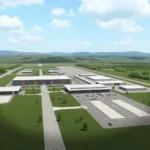 Artist's rendering of Bihta Airport's future expansion plans