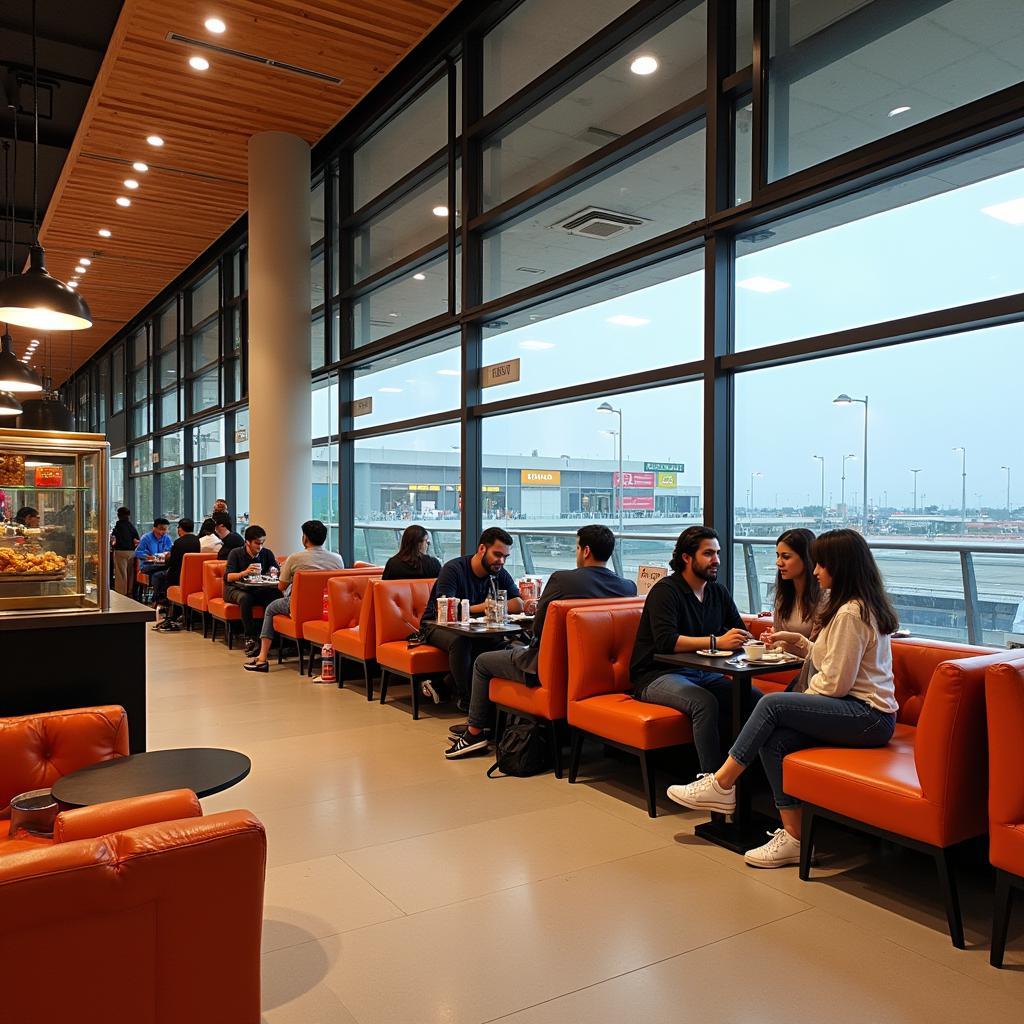 Cafe Inside Delhi Airport