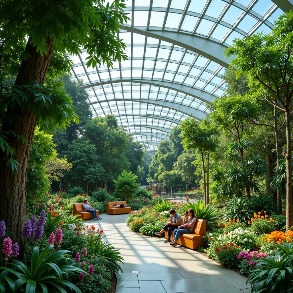 Changi Airport's Indoor Gardens