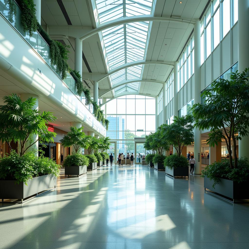 Changi Airport's stunning terminal interior