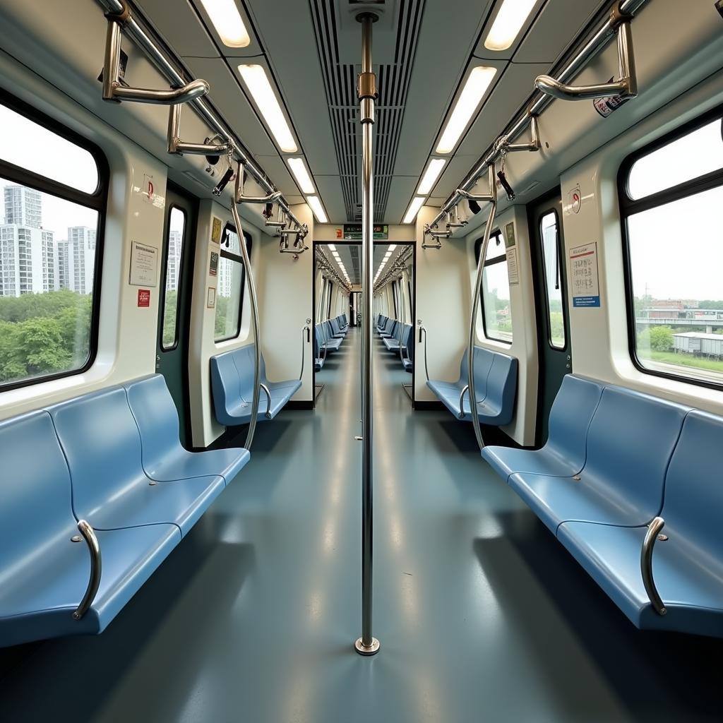 Chennai Metro Train Interior