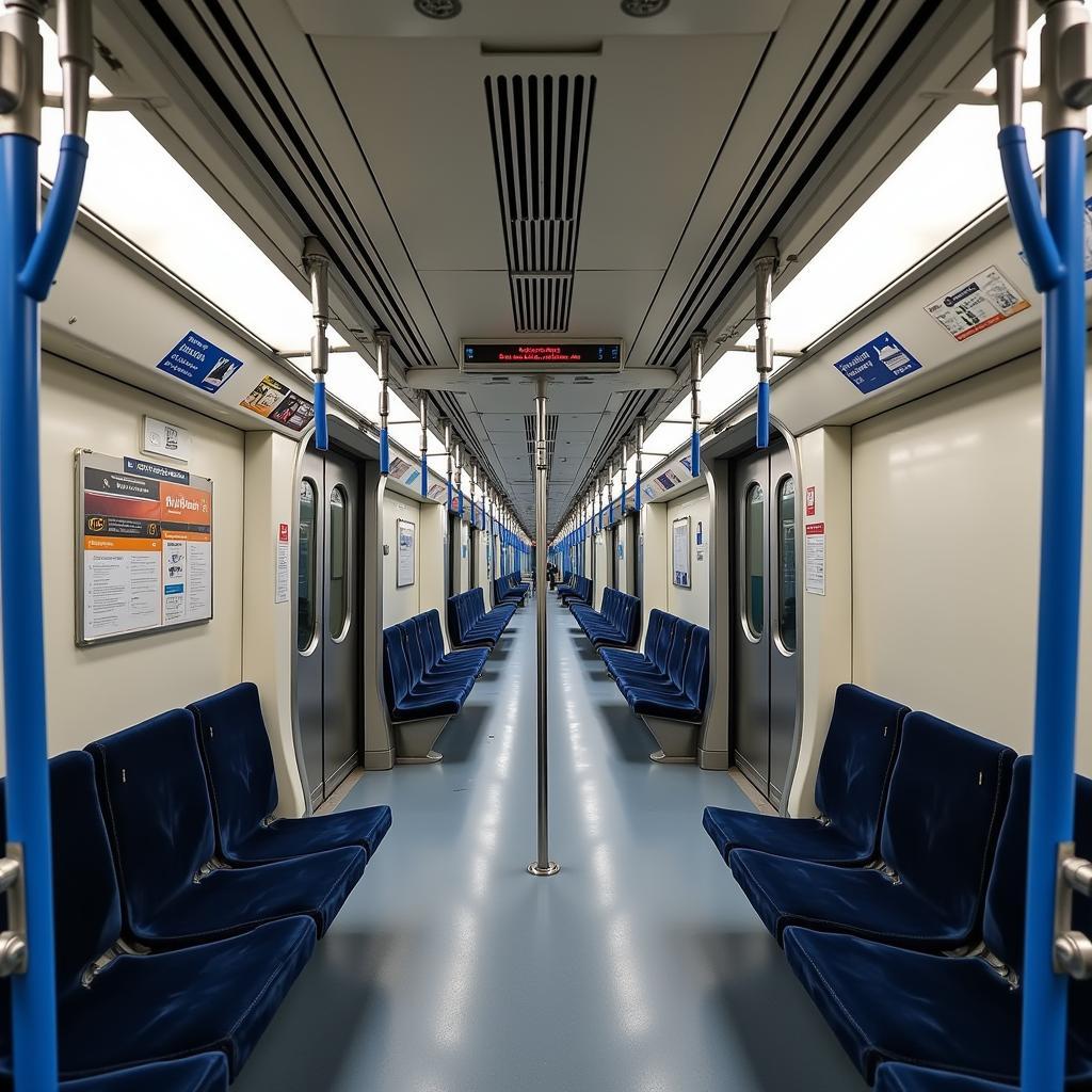 Chennai Metro Interior - Airport Line