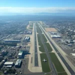 Aerial View of Chhatrapati Shivaji Maharaj International Airport