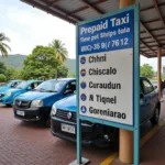 Taxi waiting outside Cochin Airport for Guruvayoor Transfer