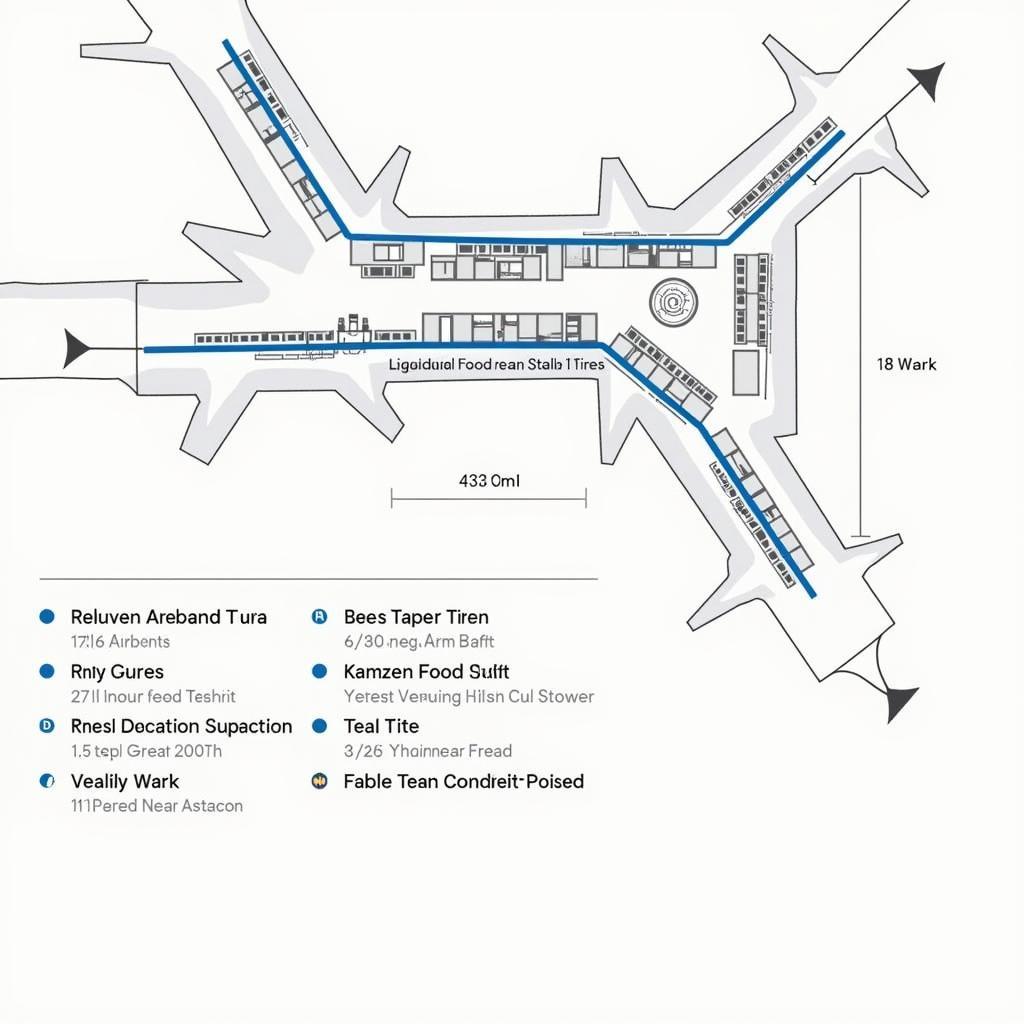 Layout of Coimbatore Airport Food Court