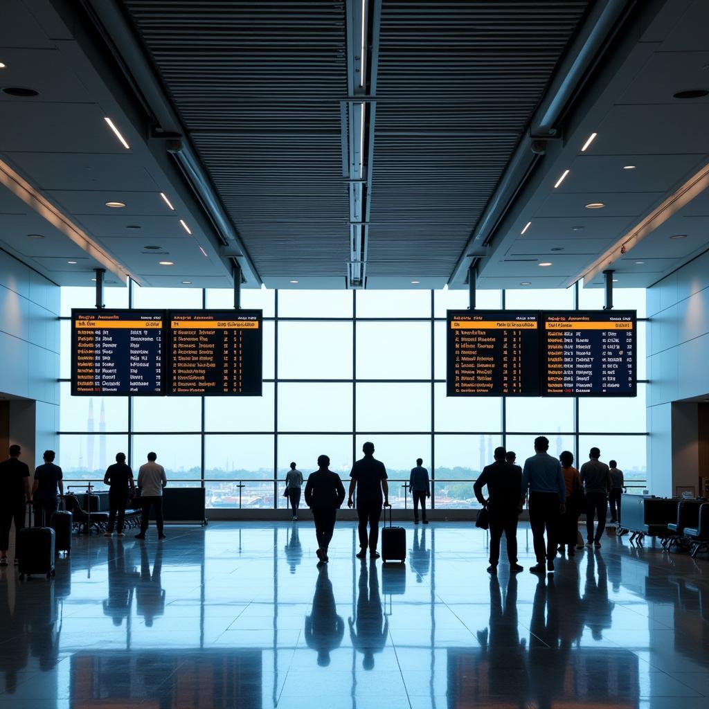 Delhi Airport Arrival Information Screens