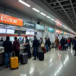 Delhi Airport Customs and Immigration Area