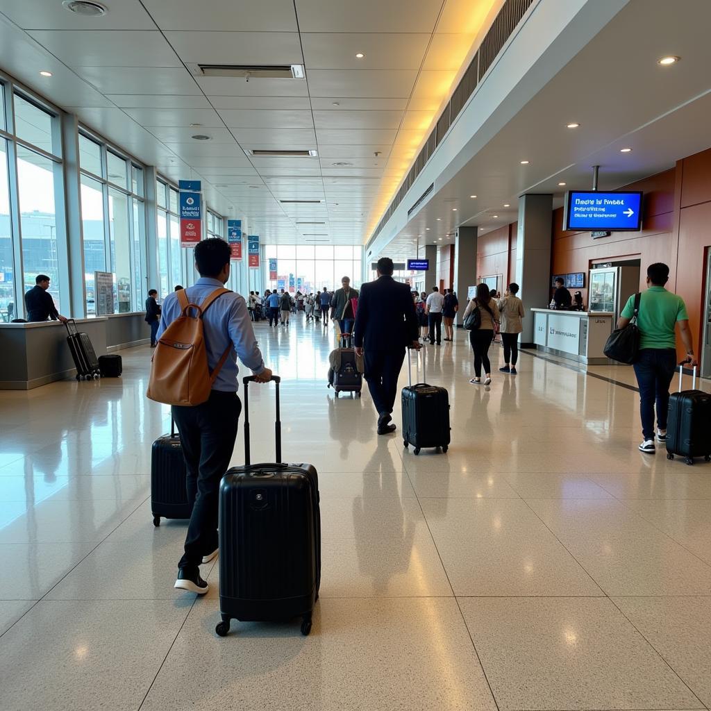 Arrival Hall at Delhi Airport Terminal 3