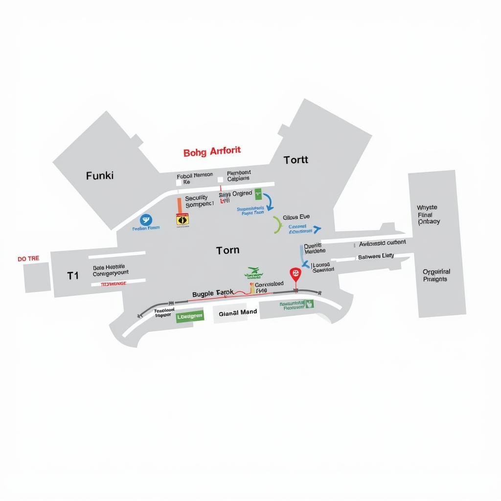 Delhi Airport Terminal Map