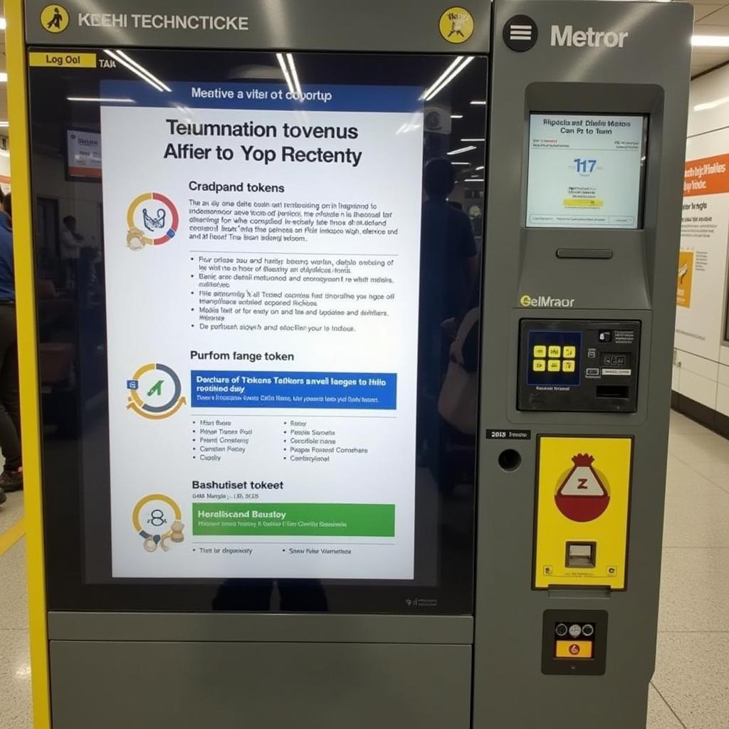 Delhi Metro Ticket Vending Machine