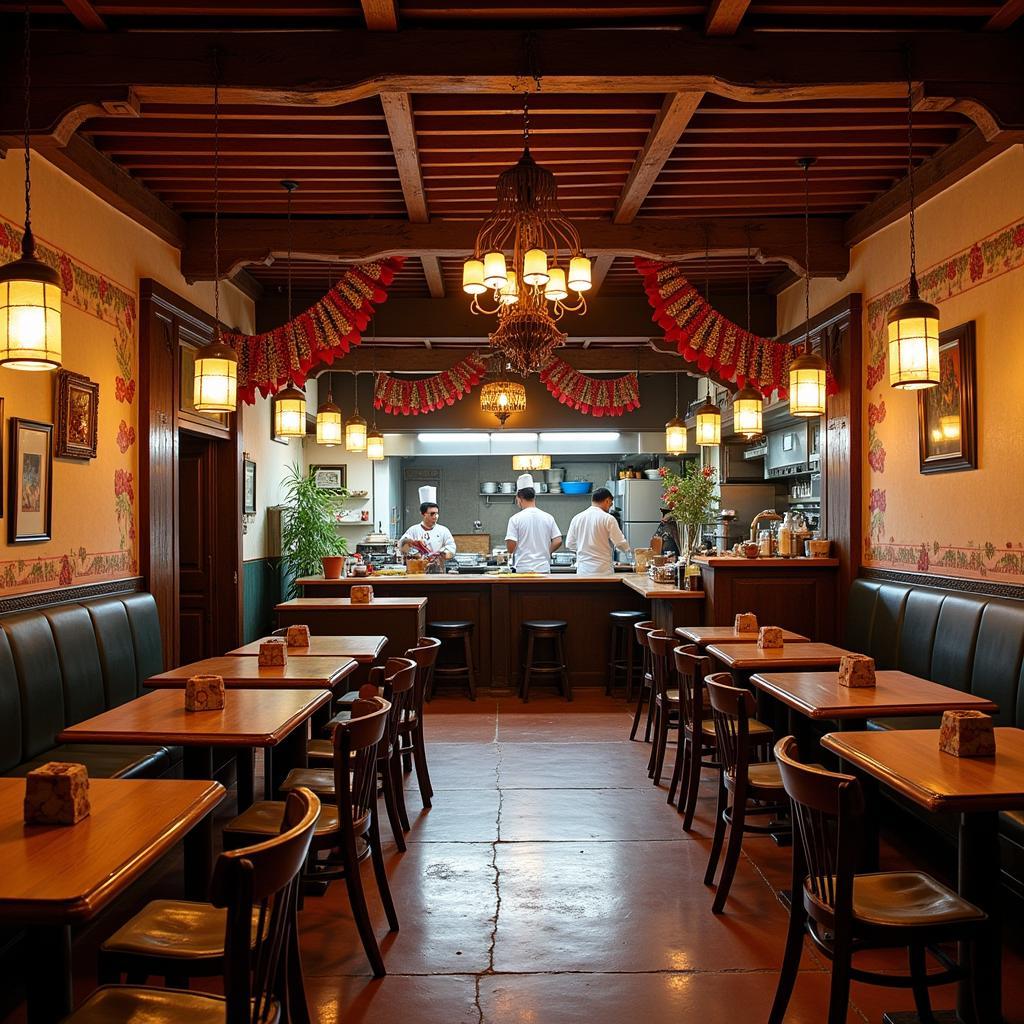 Inside a traditional dhaba