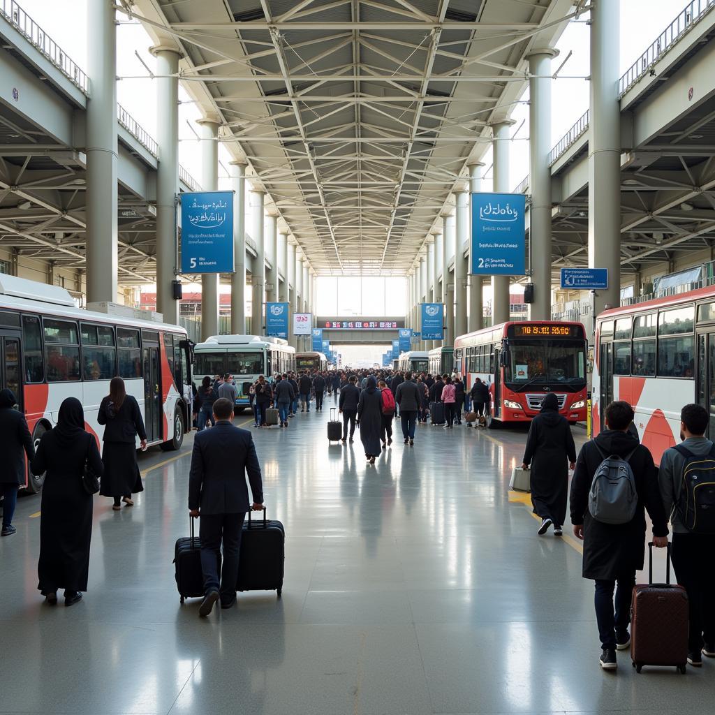 Dubai Bus Station Arrival Area