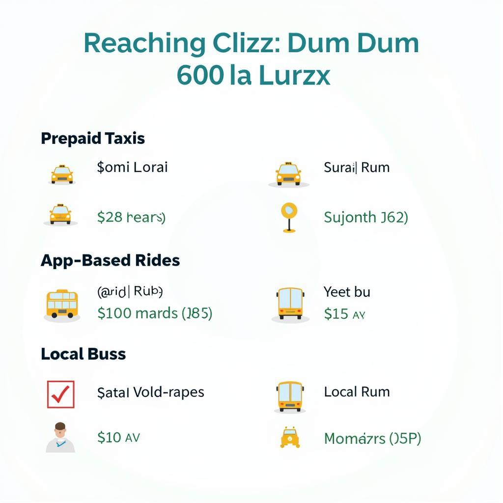 Dum Dum Airport Transport Options