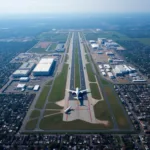 EWR Airport Aerial View