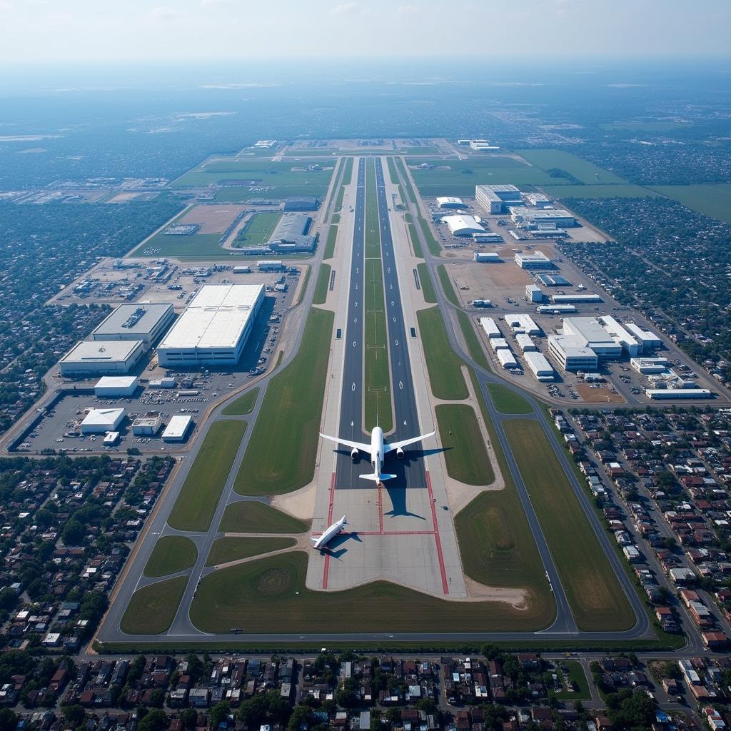 EWR Airport Aerial View