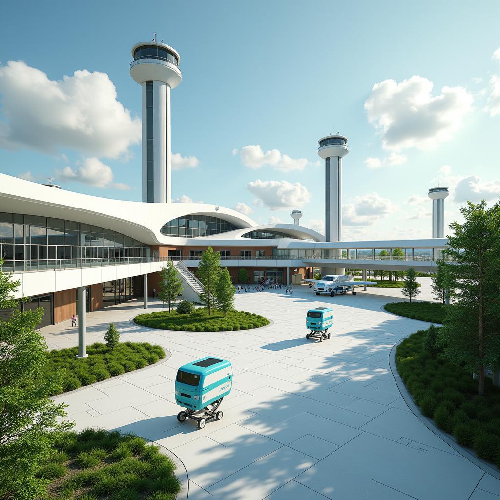 Futuristic Airport Concept Design