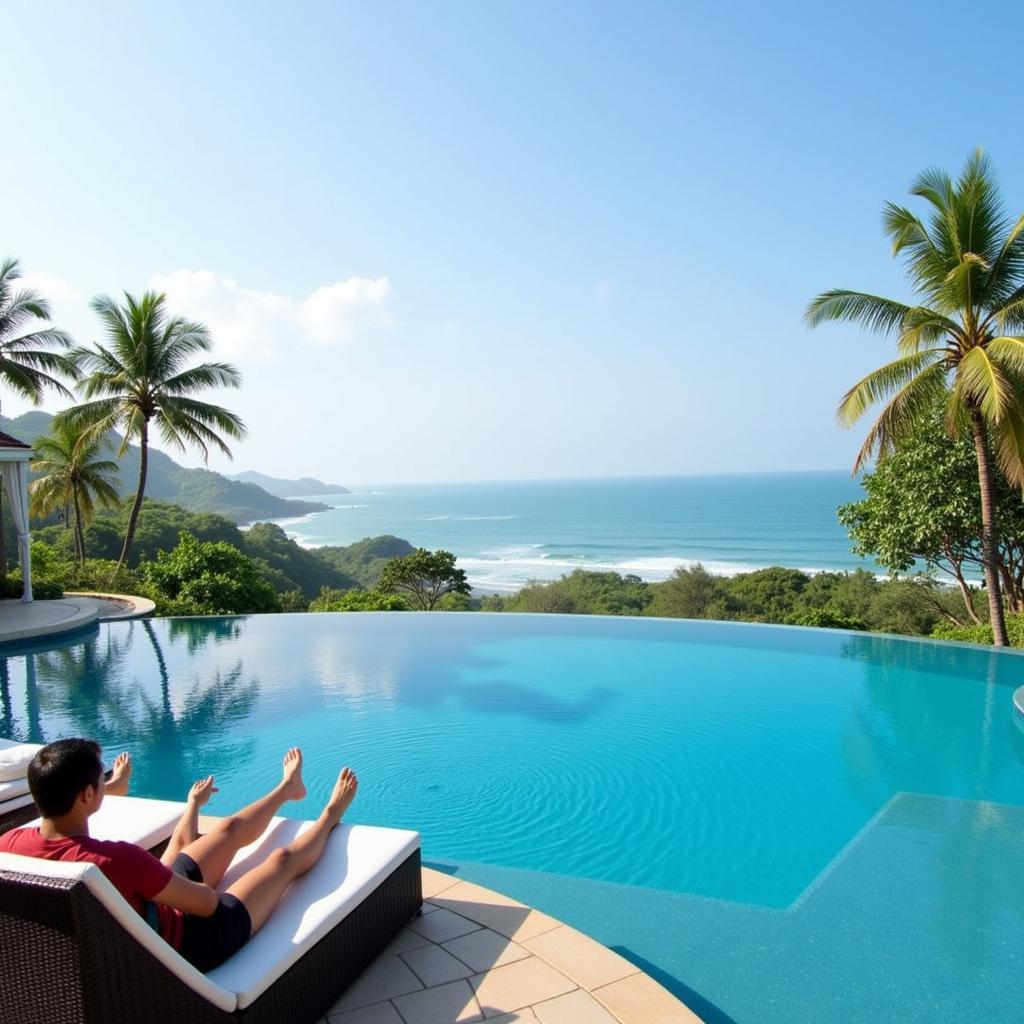 Infinity Pool at a Goa Airport Resort