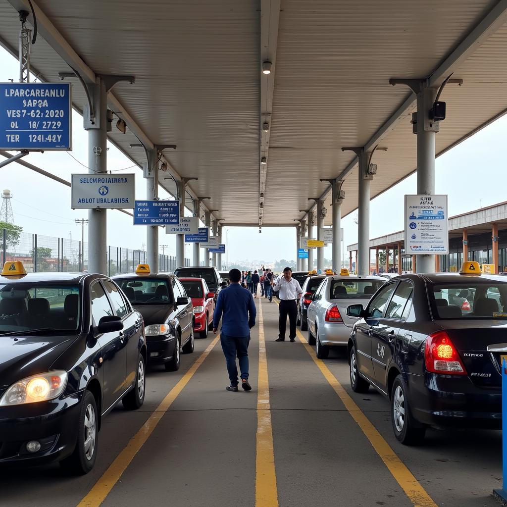 GOI Airport Taxi Stand