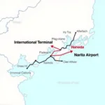 Haneda vs. Narita Airport Map