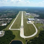 Aerial View of Hindon Airport