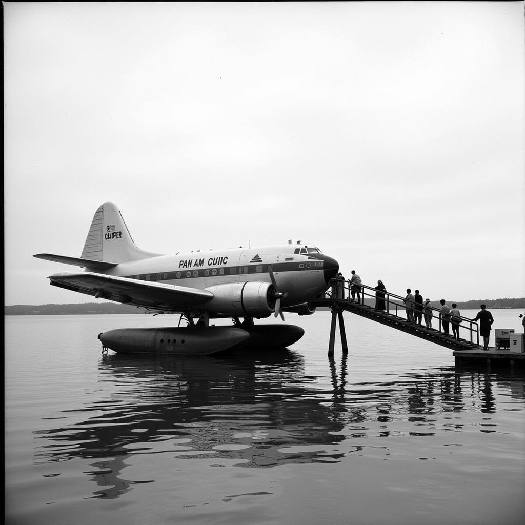 Historic Pan Am Clipper Docked