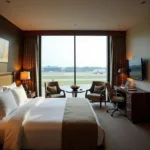 Hotel Room with Airport View