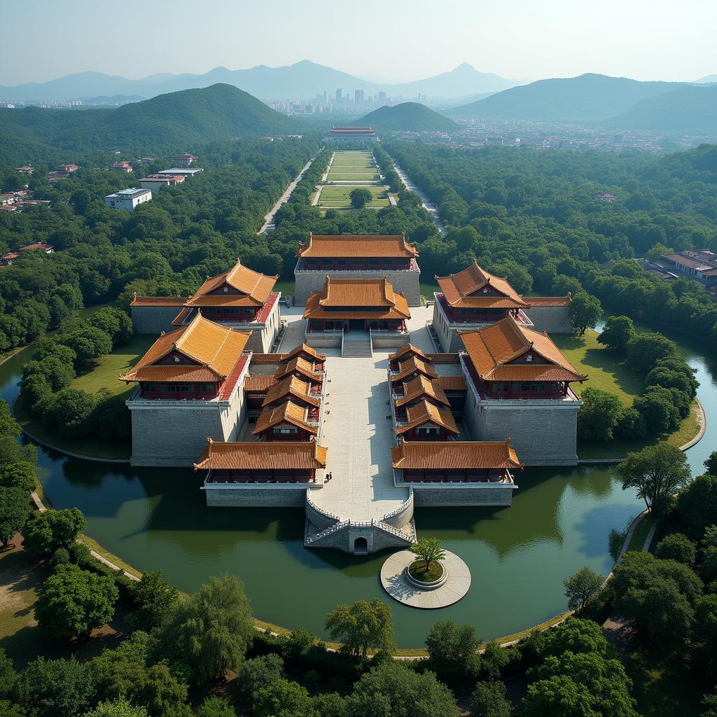 Hue Imperial City Aerial View